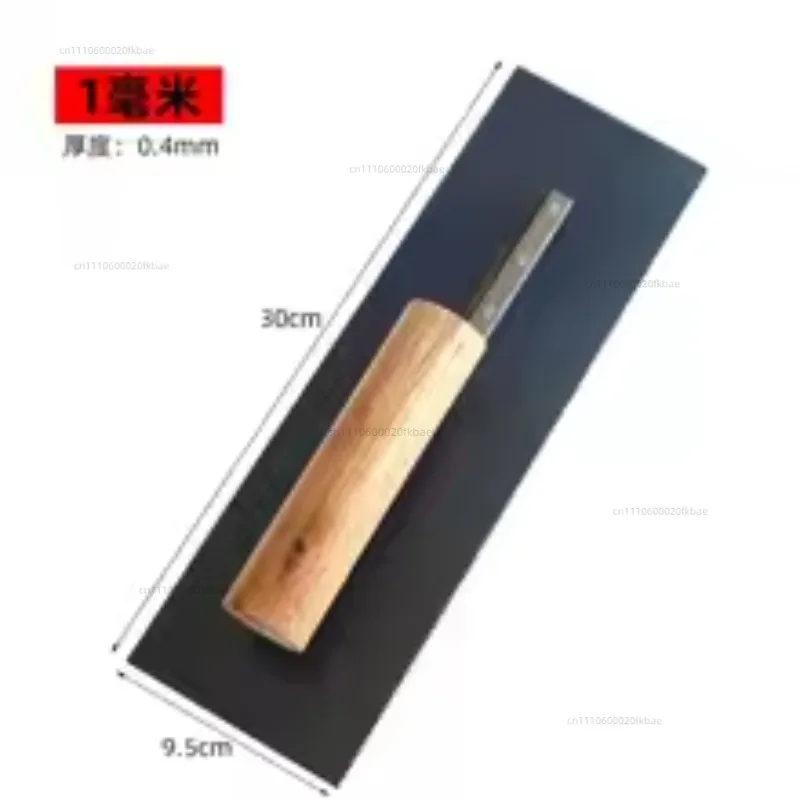 Epoxy floor paint serrated trowel self-leveling toothed spatula