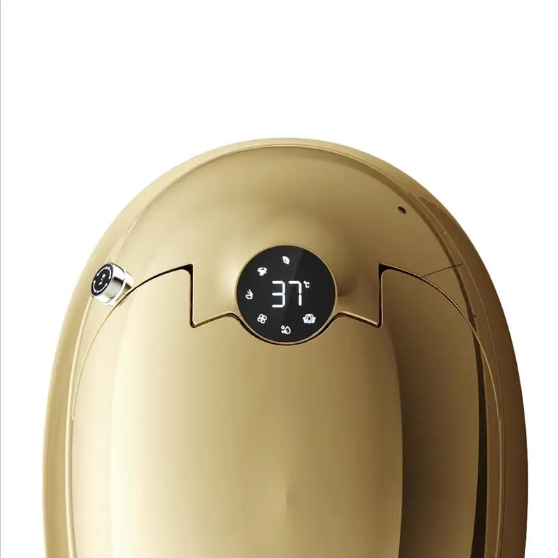 for Golden Egg Automatic Toilet Full Intelligent Siphon Self-Cleaning Remote Control Gold-plated Ceramic Gold Color Model