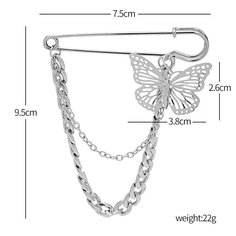 مشبك ربطة عنق عصري على طراز هاراجوكو إكسسوارات ربطة عنق عصرية على طراز الهيب هوب #5