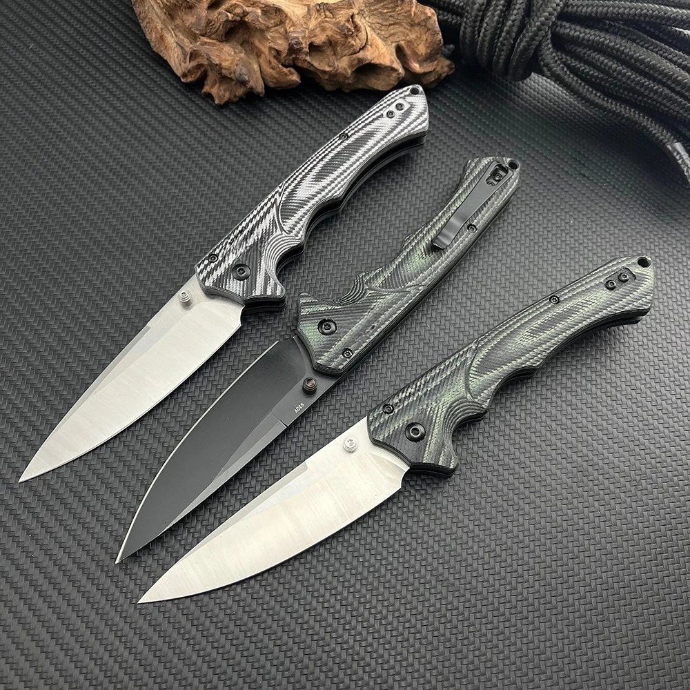 

615BK BM Складной нож S30V Лезвие G10 Ручка Открытый Кемпинг Инструменты выживания Универсальные карманные ножи EDC Портативный нож для самообороны