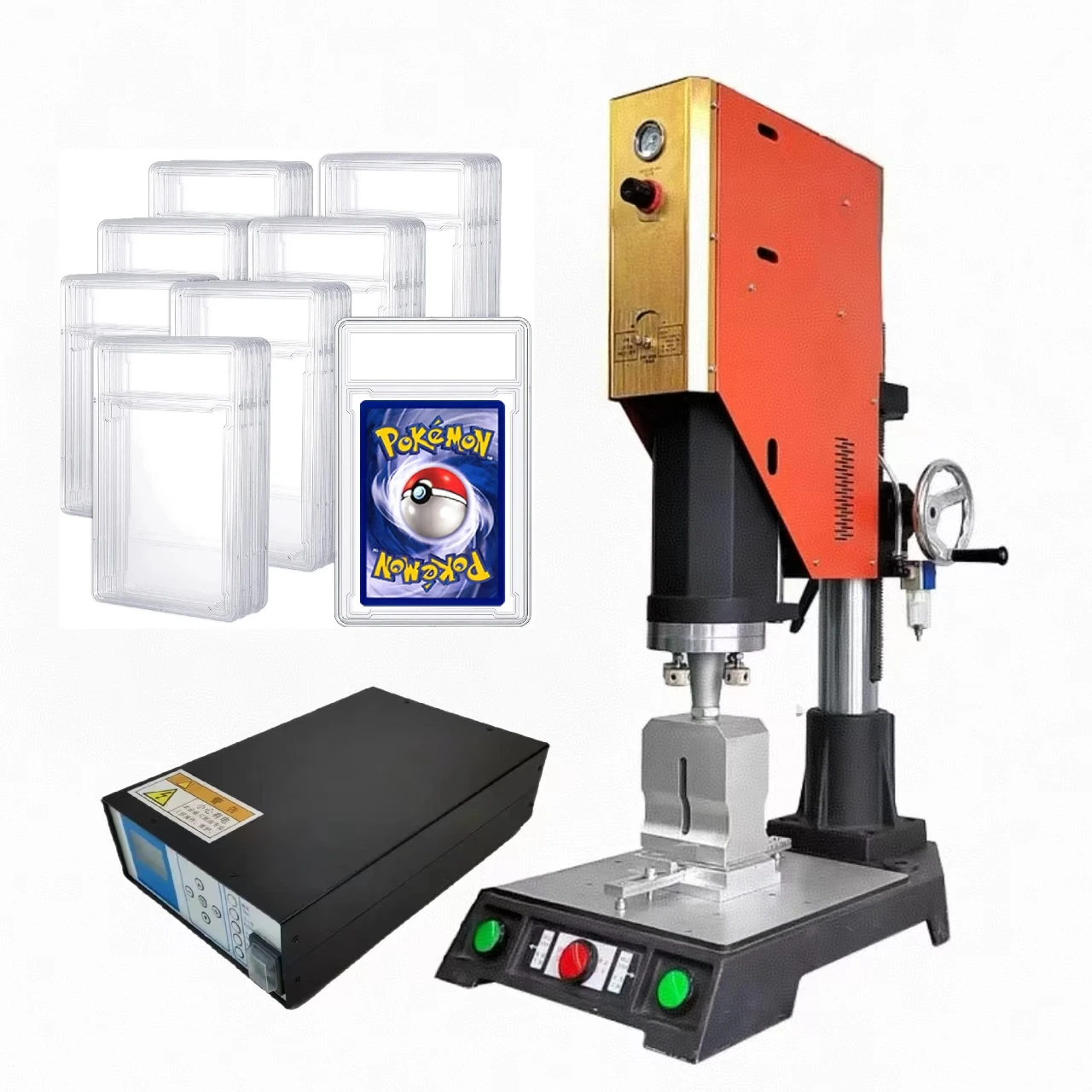 

Professional factory's new 20KHz fast response ultrasonic welding machine is for welding the plate shell of sports