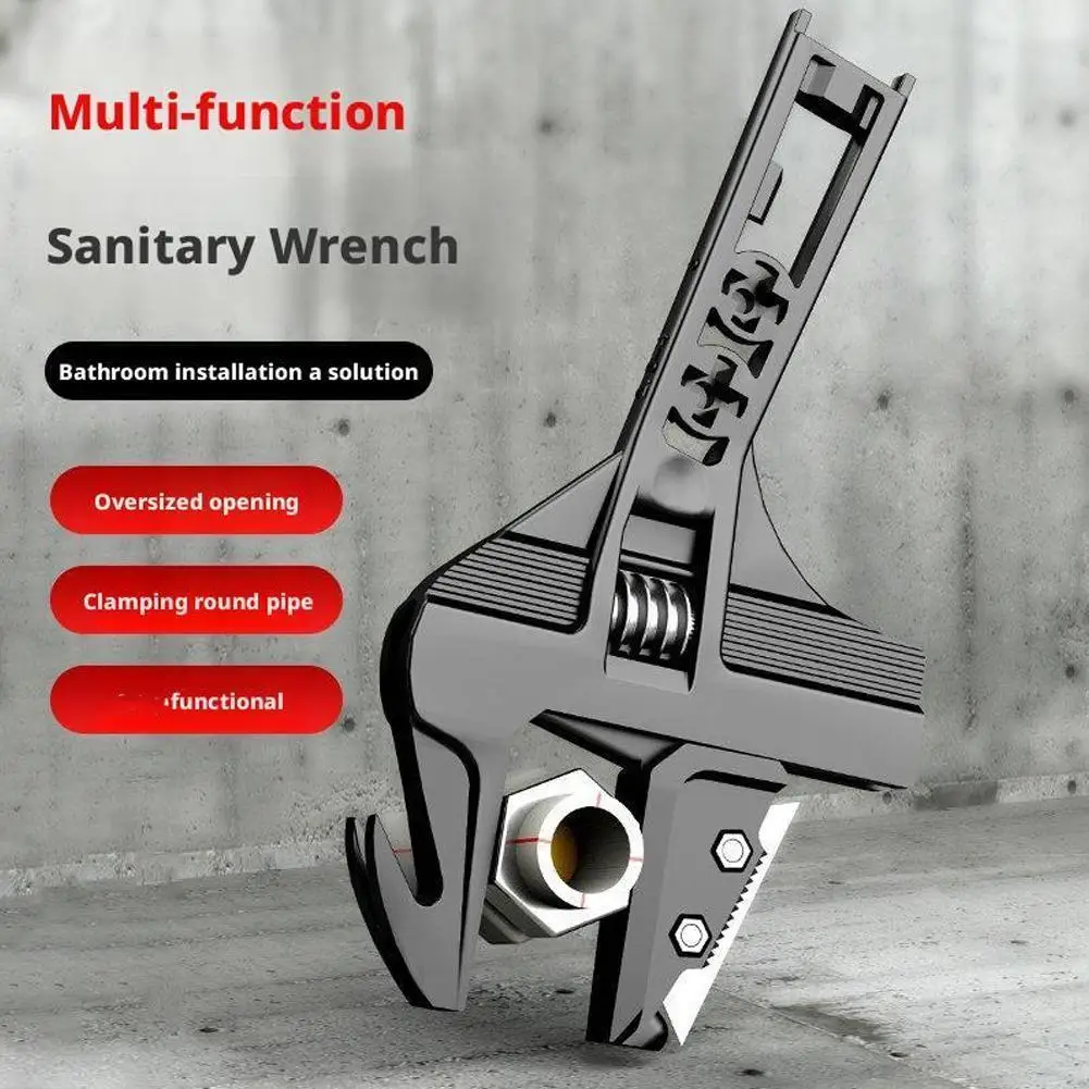 

12 In 1 Bathroom Wrench With Large Opening Multi-function Household Bathroom Wrench Repair Tool New 2025