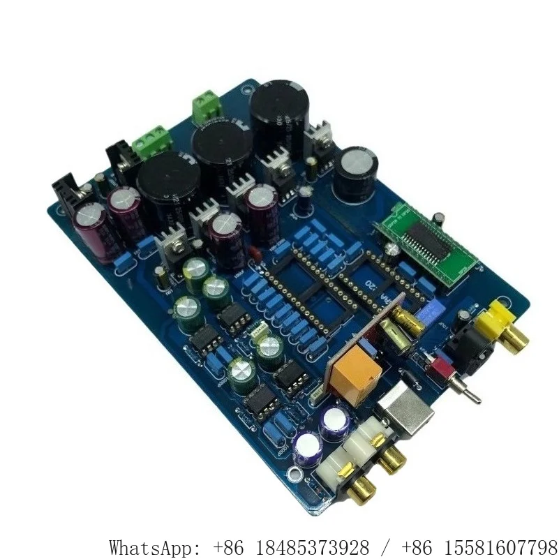 Optical Fiber Coaxial Decoder Board (Including USB, Excluding TDA1541 and SAA7220 IC)