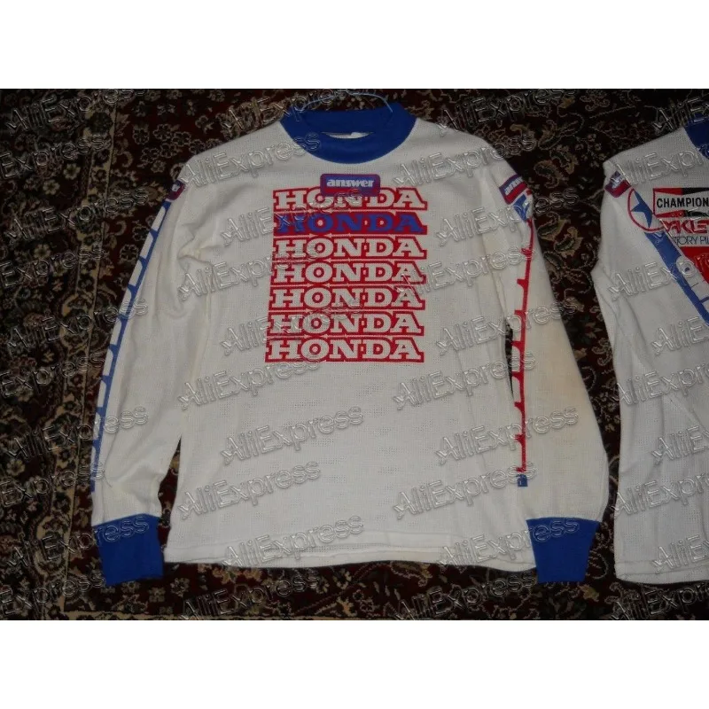 Honda 2025-26 Autumn Motorcycle Jersey Long Sleeve Riding Shirt Breathable Dirt Bike Racing Gear Comfortable Off-Road Moto Top