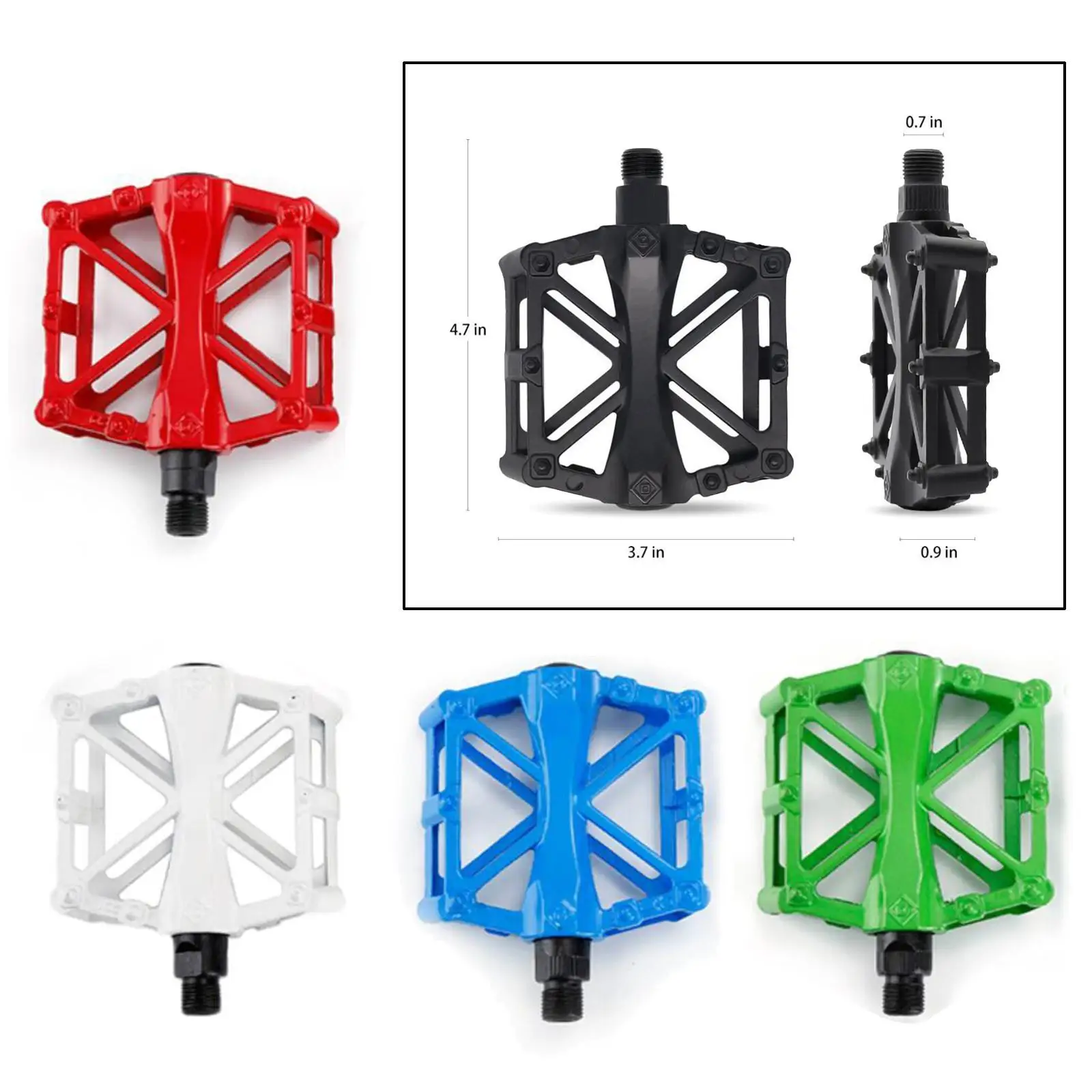 دواسات الدراجة المسطحة MTB السلس مختومة تحمل المضادة للانزلاق DH BMX منصة دواسة