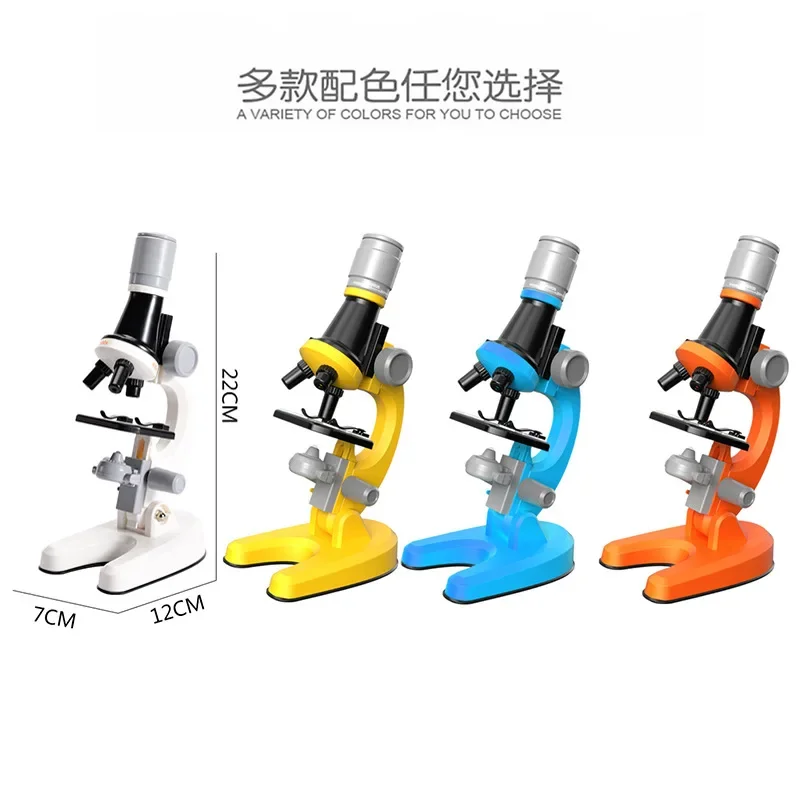 Children's Microscope Student Science Laboratory Equipment Biological Specimen Science Toy Set Educational Toys