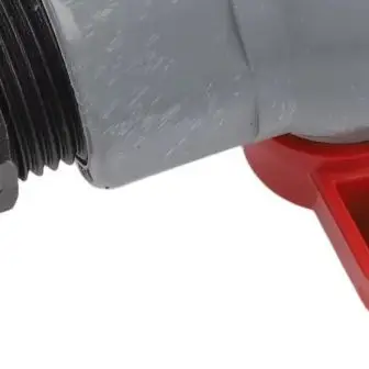 Ball Valve PVC Shutoff Valve with Hose Connector 1 Inch1 14 Inch Designed to Connect Securely and Control Liquid Flow