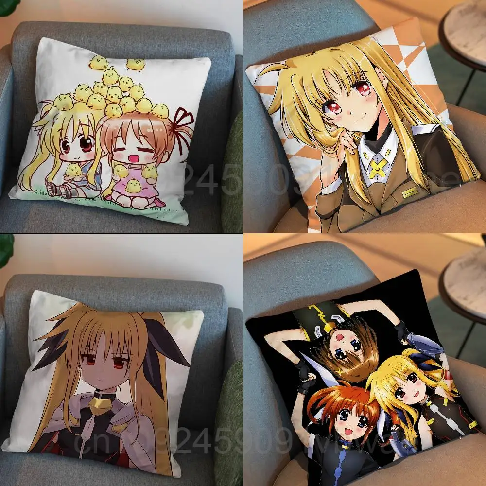 Monster Hunter Magical Girl Lyrical Nanoha room decor para regalar pillow cover living room sofa cushion cover bedroom room bed