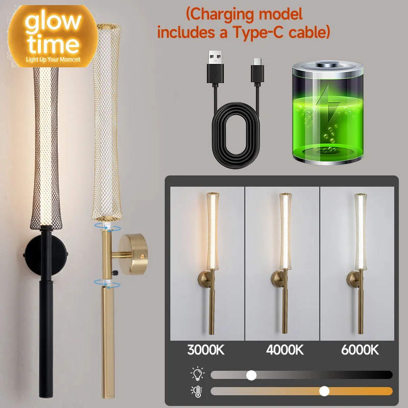 pool-wall-lamp-black-gold-rechargeable-wireless-led-wall-lamp-remotely-controlled-for-nighttime-modern-bedroom-decorative
