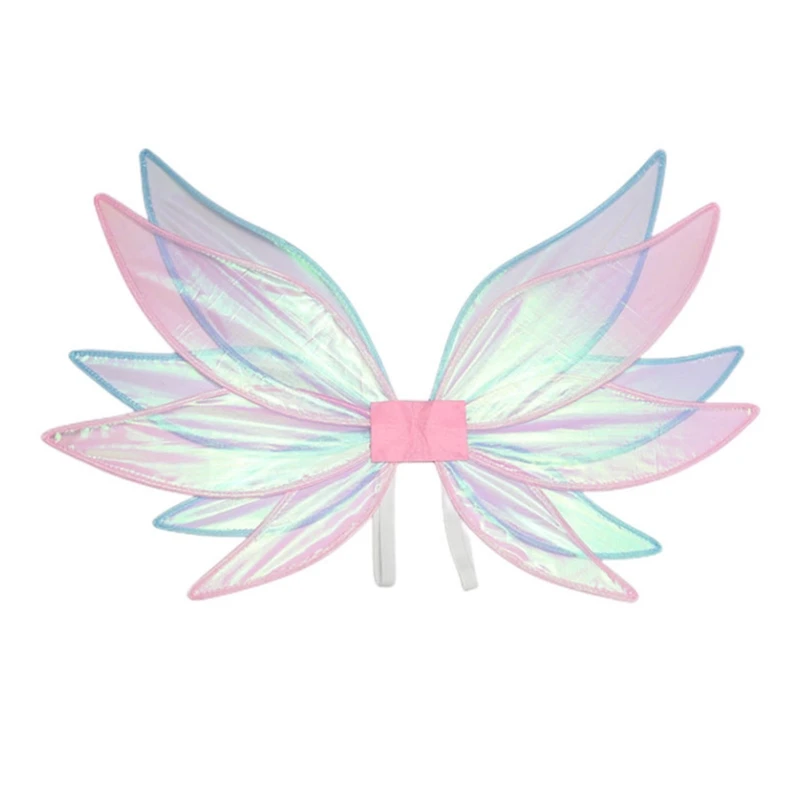 

652F Glitters for Butterfly Wing Costumes Dress Up Costume for Play for Girls Halloween Angel Wing Pr