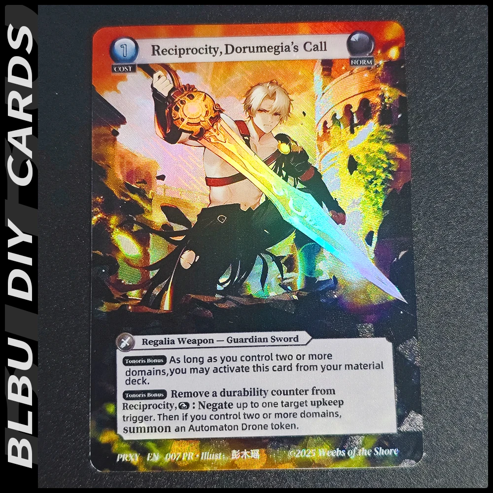 

BLBU Grand Archive TCG Cards Down of The Ashes Card Reciprocity Csr Sexy Acg Game Signature Card Diy Anime Collectible Cards