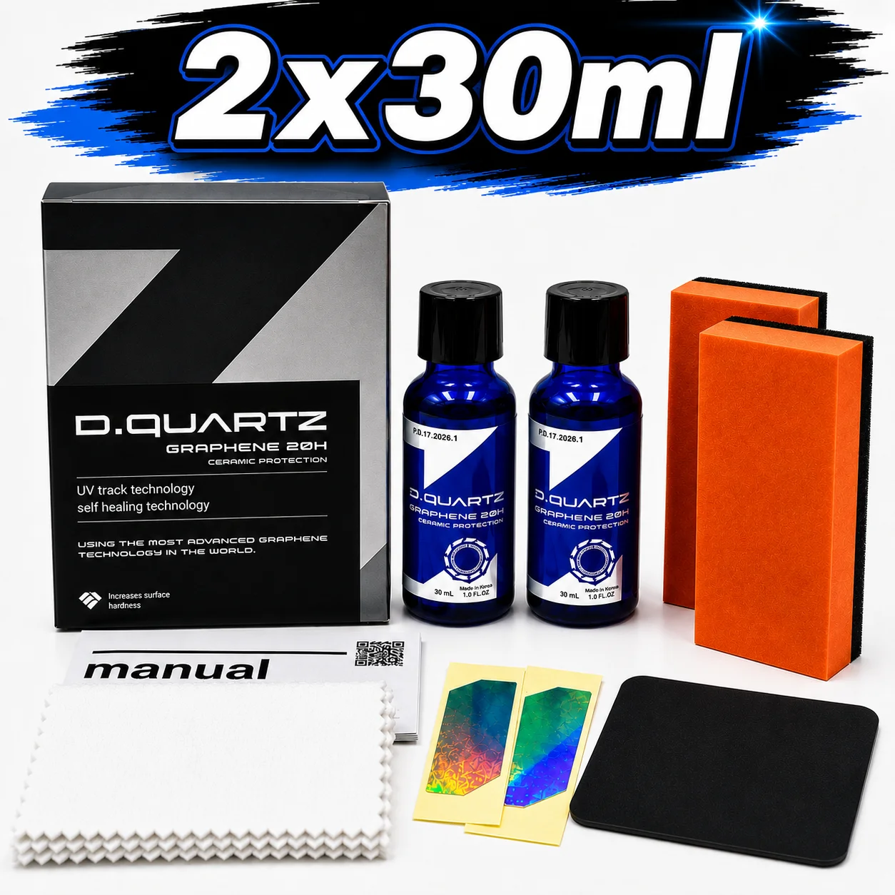 

CAR Graphene Ceramic Coating 20H with Self Healing UV Track Technology Car Detailing Professionals 10+ Years of Protection