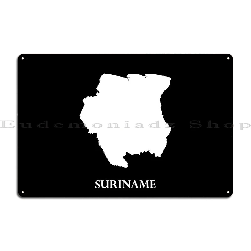 Suriname Metal Sign Plaques Garage Garage Club Custom Classic Tin Sign Poster