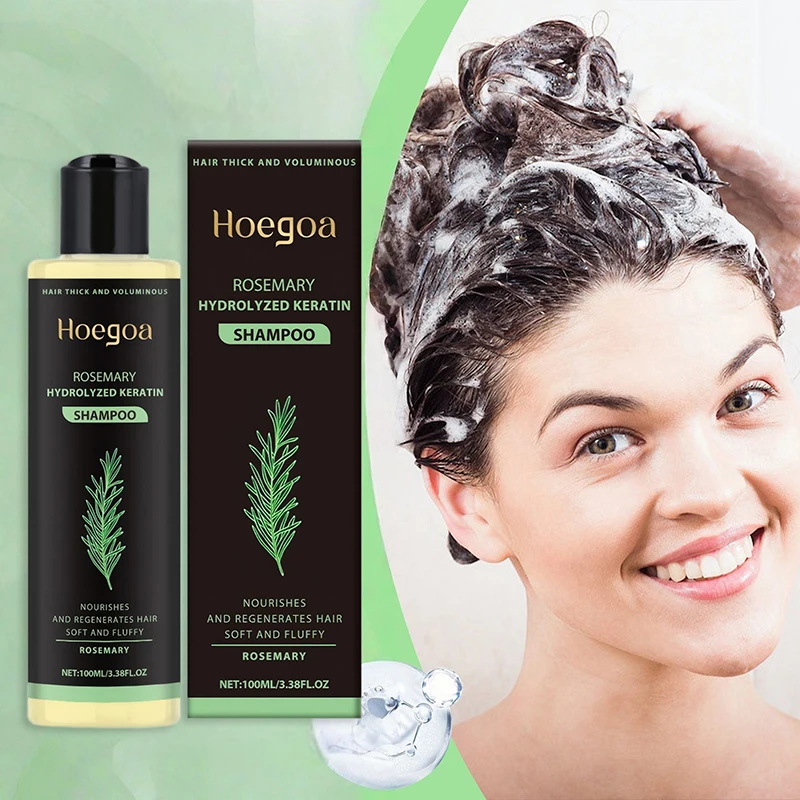 

Rosemary Shampoo Soothing Scalp Controls Oil Anti Dandruff Refreshing Fluffy Repair Split Ends Thickening Herbal Hair Shampoo
