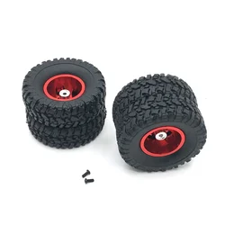 Upgrade Metal Dual Wheel Hub Tires For WPL C14 C24 C34 C44 B14 B16 B24 B36 HengLong FeiYu JJRC RC Car Parts