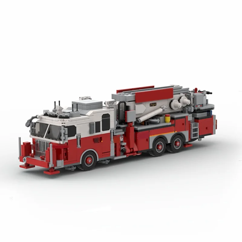 1365 pz MOC FDNY Torre di New York Scala Inferno Modello Building blocchi giocattolo Architettura FAI DA TE regalo Di Natale idea creativa Mattone