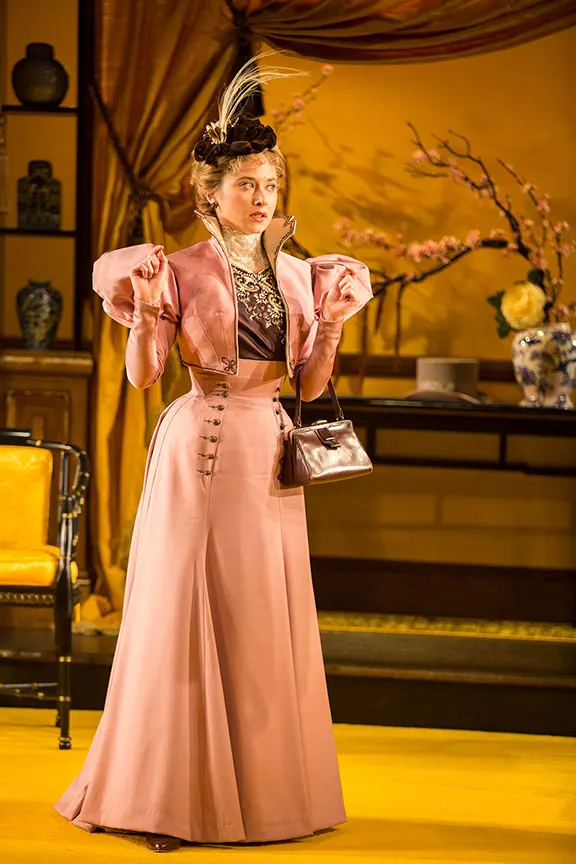 Gwendolen Fairfax Cosplay Dress Set Musical The Importance of Being Earnest Gwendolen Pink Victorian Edwardian Fashion Dress