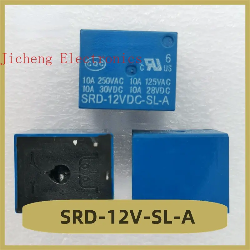 Relé de SRD-12VDC-SL-A 12V, 4 pines, nuevo