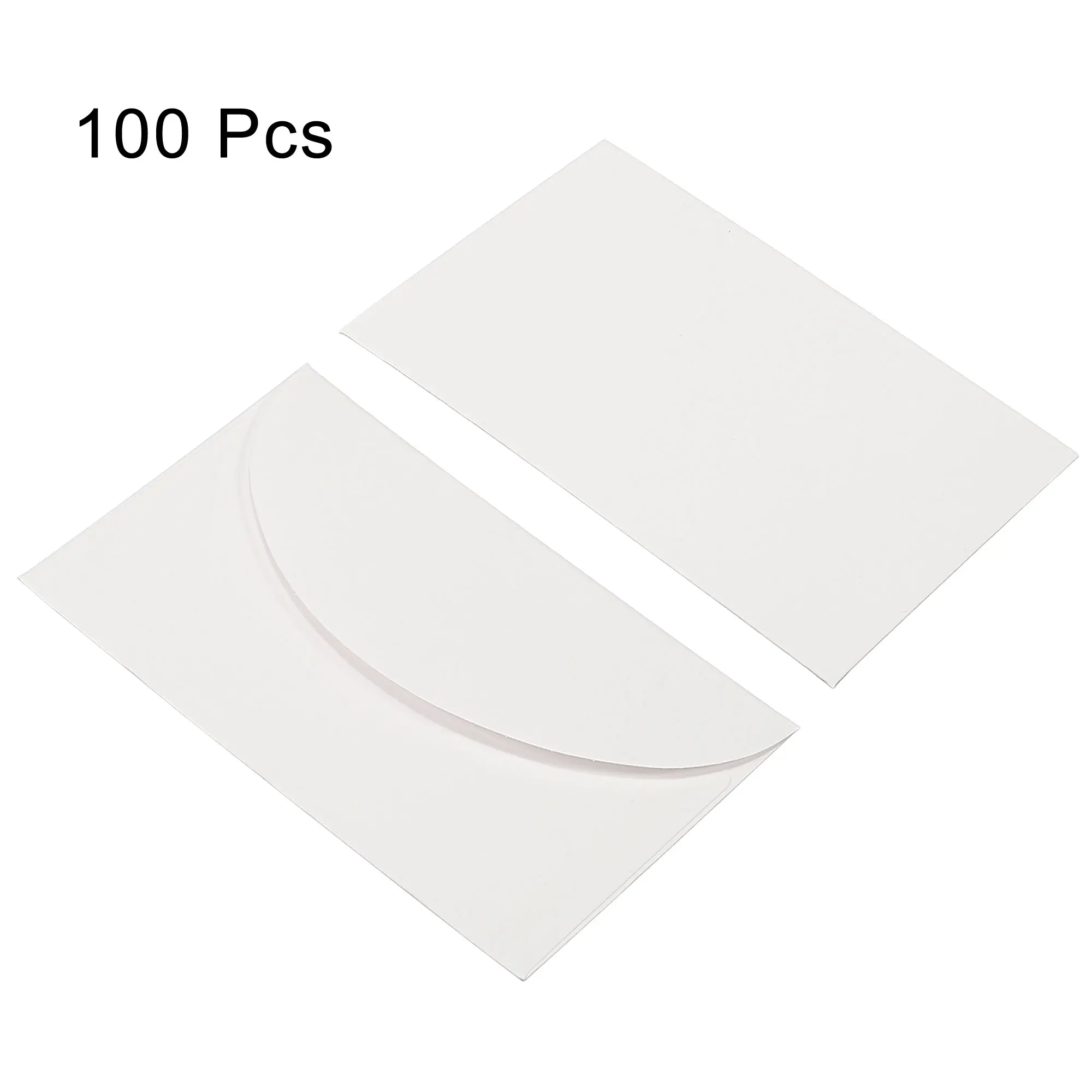 100Pcs Mini Envelopes Paper Blank Small Items Storage Business Card Holder White Envelope for Greeting Note Party Invitations
