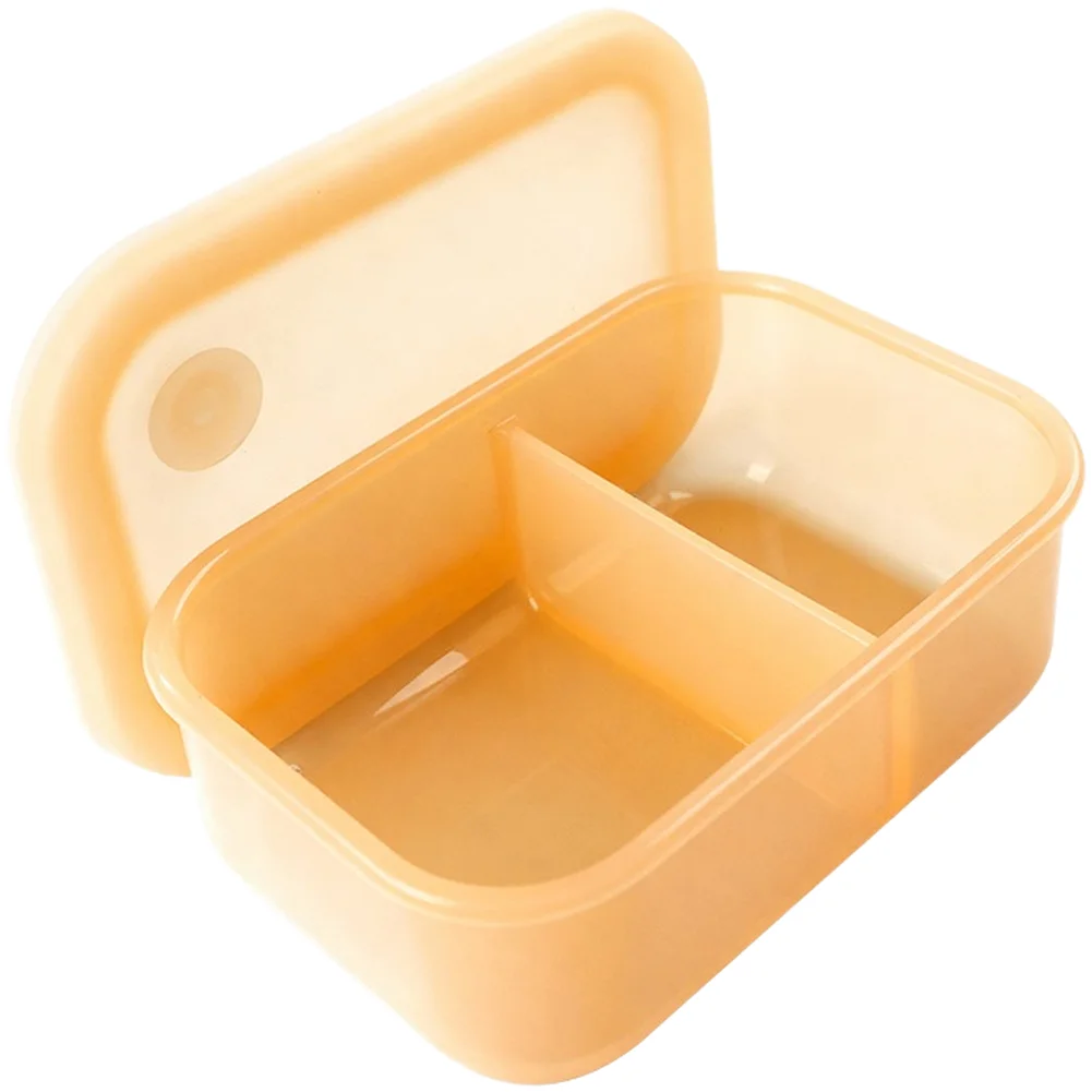 

Microwave Safe Silicone Lunch Box Container with Leak Proof Seal and 2 or 3 Compartments for Organized Meal Packing and Heating