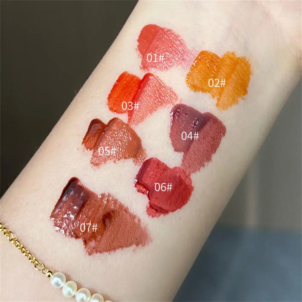 2/3/5PCS Colorfast Lip Gloss Full Color Lipstick 3.5g Lipstick Non Stick Lip Glaze Non Stick Cup 7 Options Lip Makeup