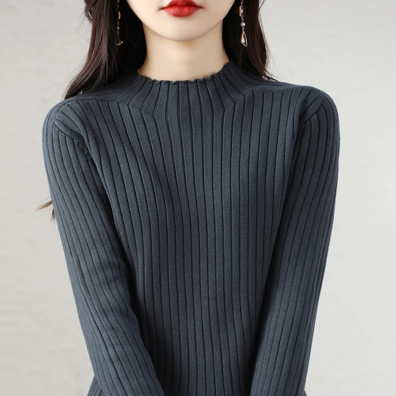 Half-neck Pullover Autumn /Winter Cashmere Sweater Women Casual Knitted Tops Female Cashmere sweater  Fashion