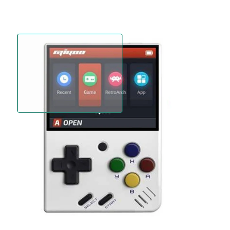 3 قطعة لينة طبقة رقيقة واقية واقي للشاشة غطاء ل MIYOO MINI / V2 يده لعبة فيديو وحدة التحكم عرض حماية الملحقات