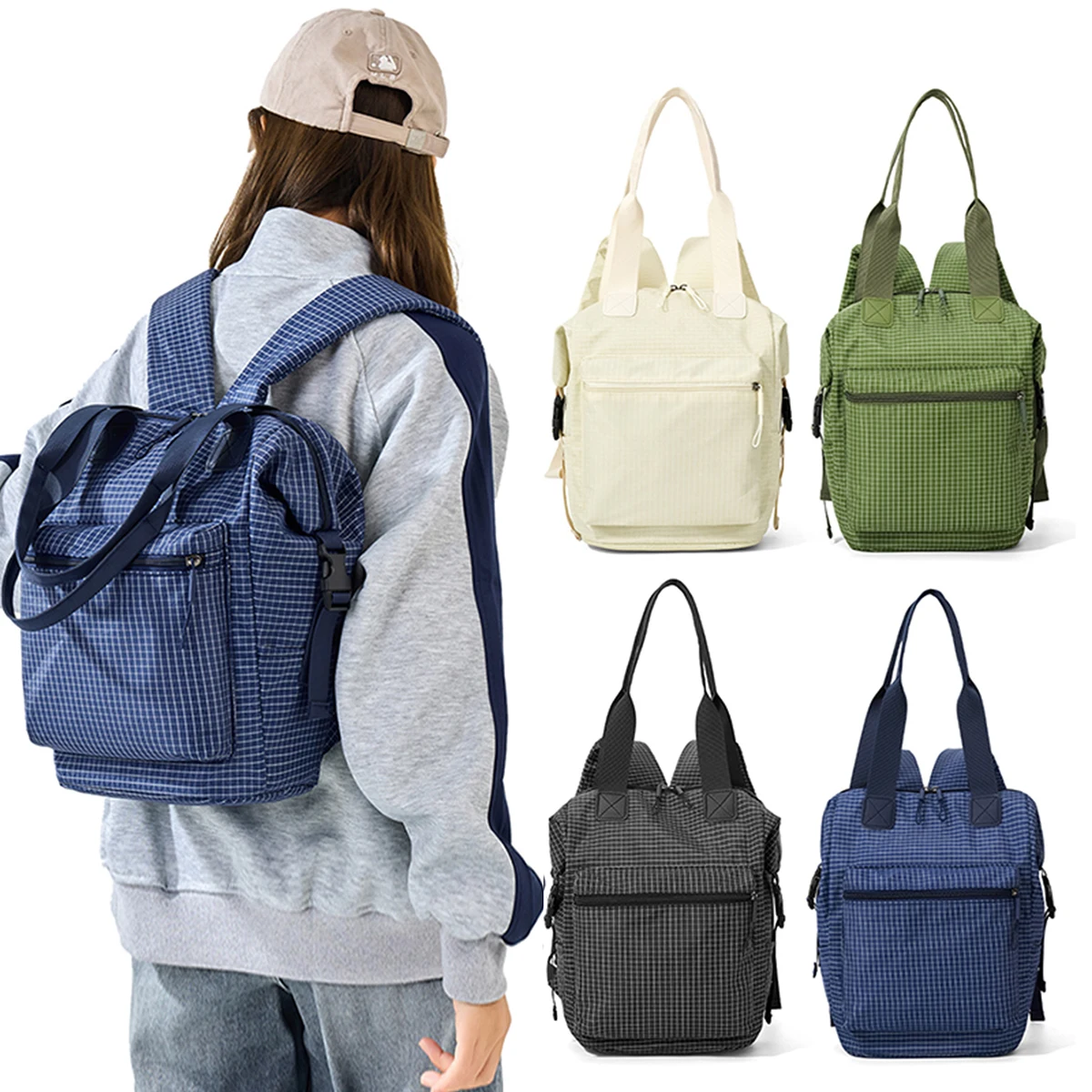 Baby Mommy Bag, Backpack, Multifunctional Mother and Baby Bag, Lightweight Portable Large-Capacity Fashionable Mommy Bag for Taking the Baby Out, Travel Storage Luggage Bag