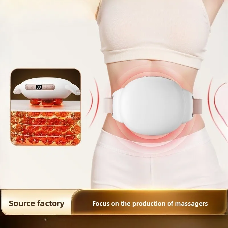 

Cross-border mini stone kneading abdominal massage promoting peristalsis heating wormwood thin belly artifact