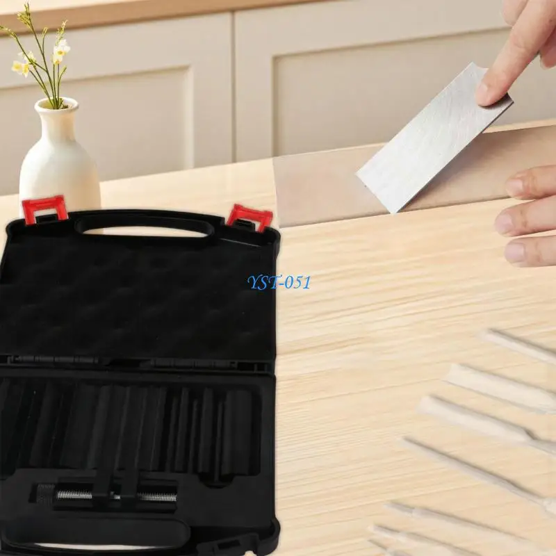 E15A Professional Chisels Carving Tool with Sharpener Precise Measurement