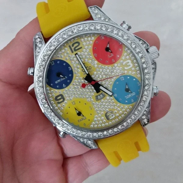 

Jkco Чешский Леопардовый Большой Пластинчатый Кварцевый Полный Небо Звезда Вода Алмаз Высокая Пара Шестерни Силиконовая Лента Модные Часы с Большой Пластинкой