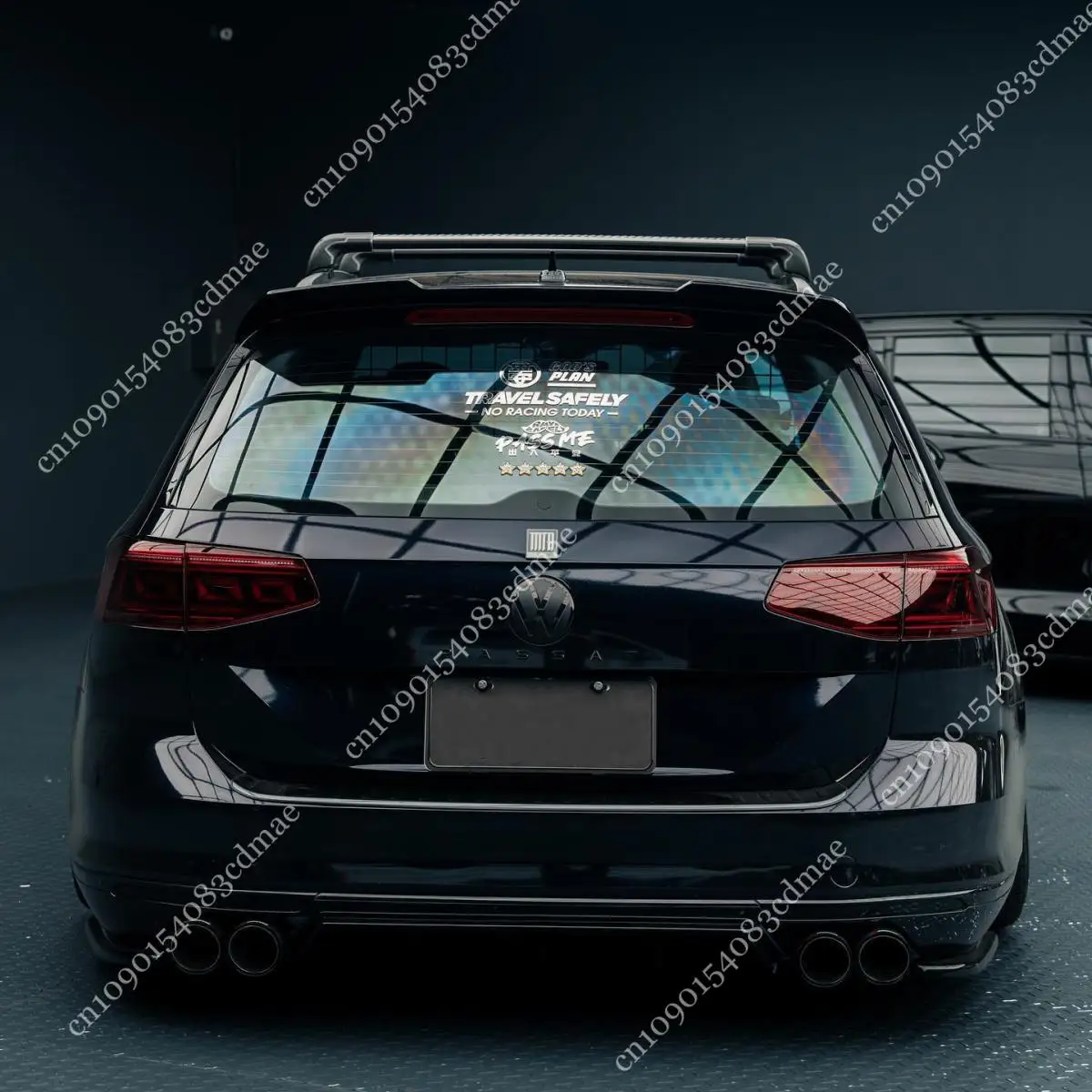 For Volkswagen VW Passat B8 Variant 2015-2023 TDI TSI GTE Standard Rear Spoiler Car Trunk Roof Caps Wing Lid Body Kits Tuning view 3