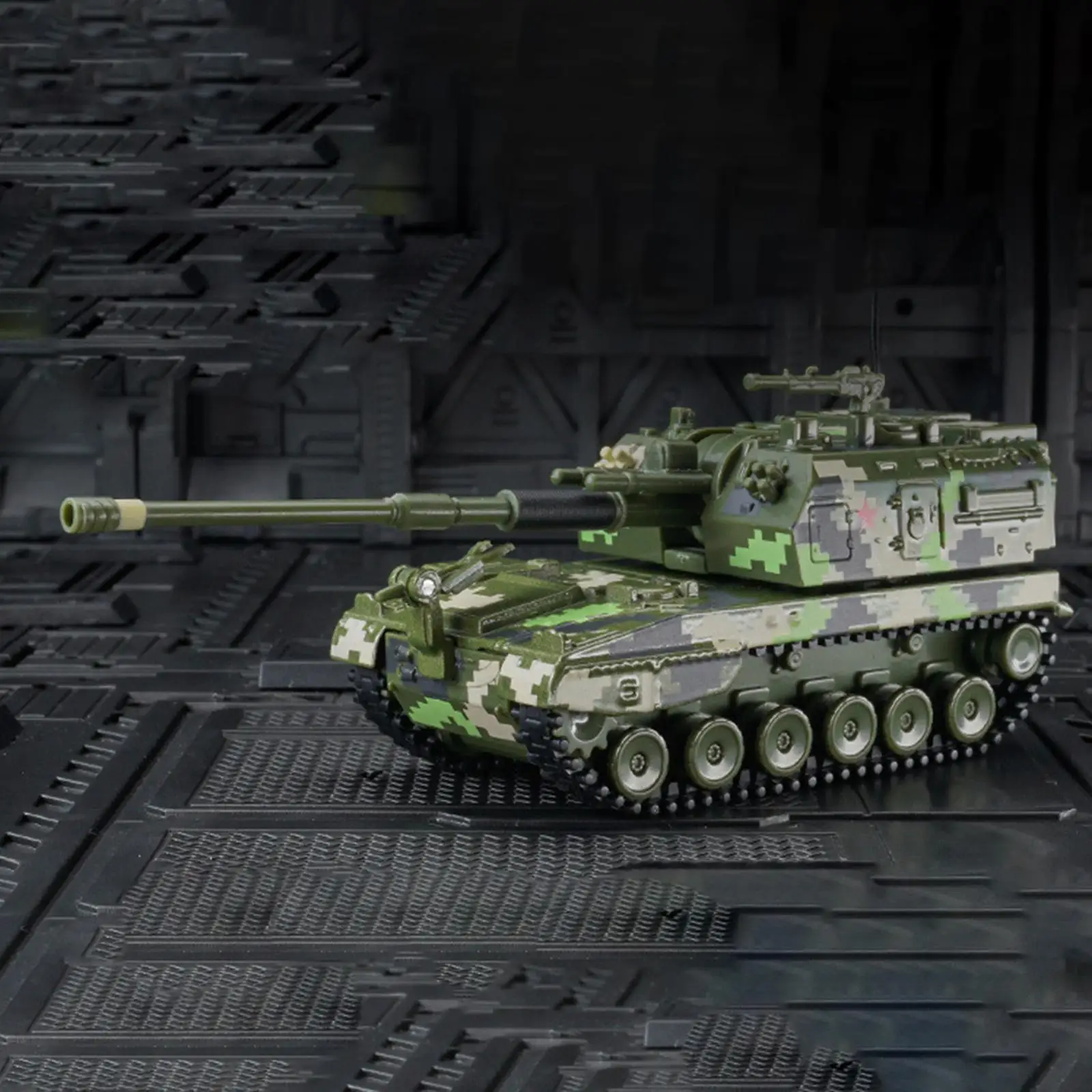

1/150 Scale 4D Tank Model Realistic Craft Miniature Tabletop Decor Diecast Alloy