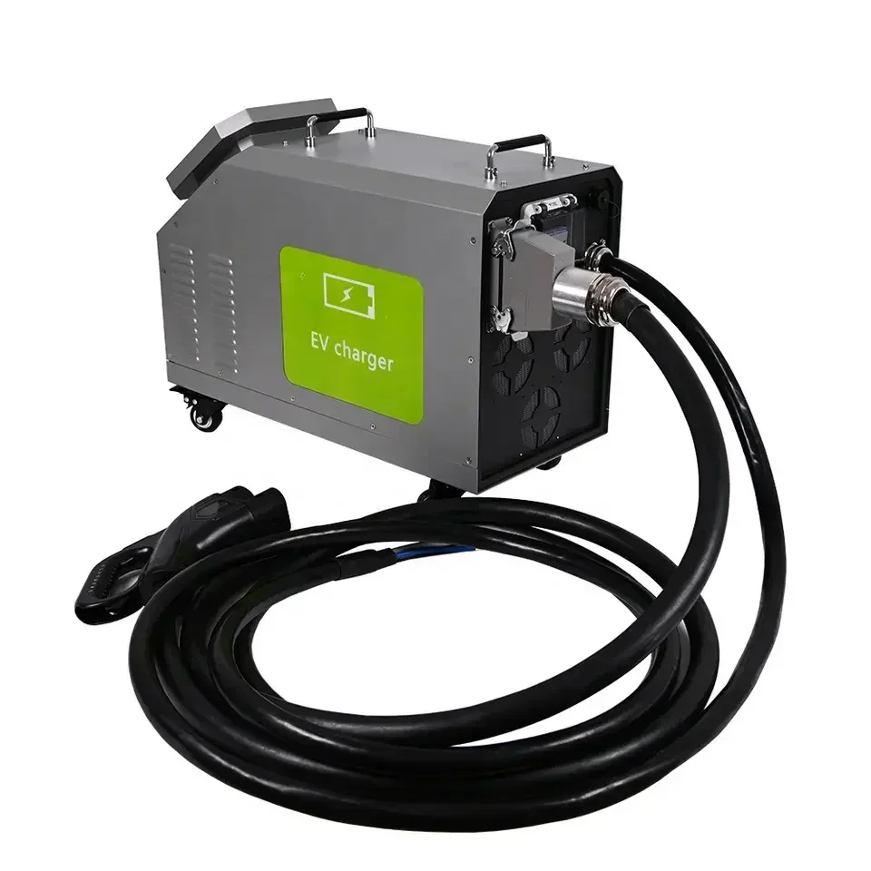 15-40kw Dc Ev Charger Station Movable Ev Chargers For CCS2 GBT  Emergency Road Rescue Dc Portable Commercial 4G OCPP