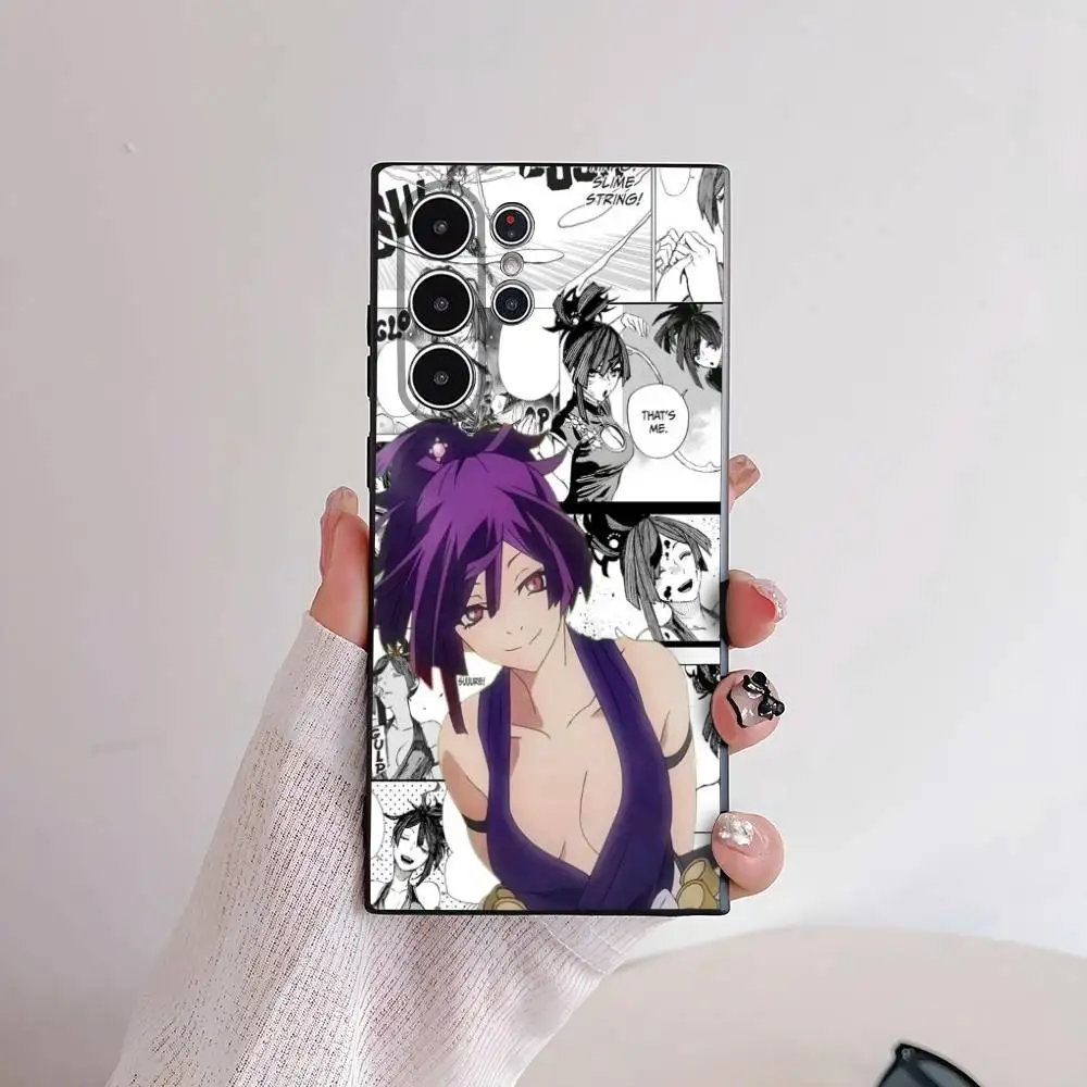 أنيمي الجحيم الجنة قضية الهاتف لسامسونج غالاكسي S25 S24 S22 S23 الترا S21 S20 زائد 5G متجمد عدم الانزلاق غطاء ناعم كامل