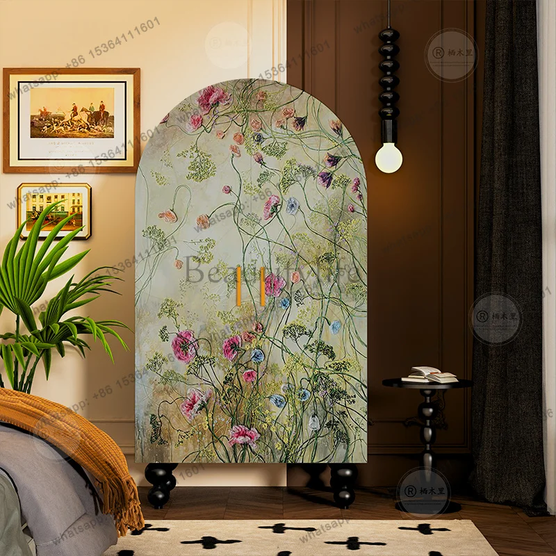 French Bedroom Art Wardrobe Storage Cabinet Lockers Girls 2025 Storage Wardrobe Organizer Open Guarda Roupas Bedroom Furniture