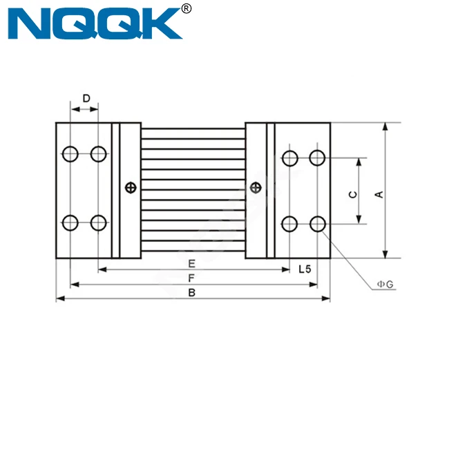 FLJ-2 3000A ~ 5000A 50mV 100mV DC مقاومات تحويل التيار الكهربائي #5