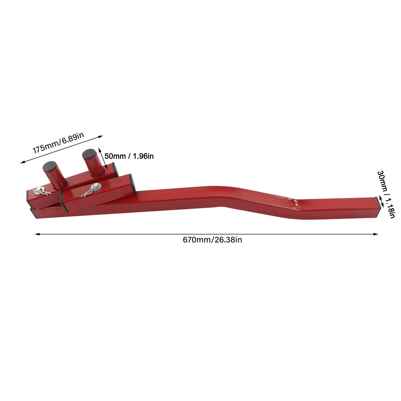 Decking Straightening Tool Multi Angle Alloy Steel Red Coated  Deck Board Bender for Woodworking Floor Decking Tool