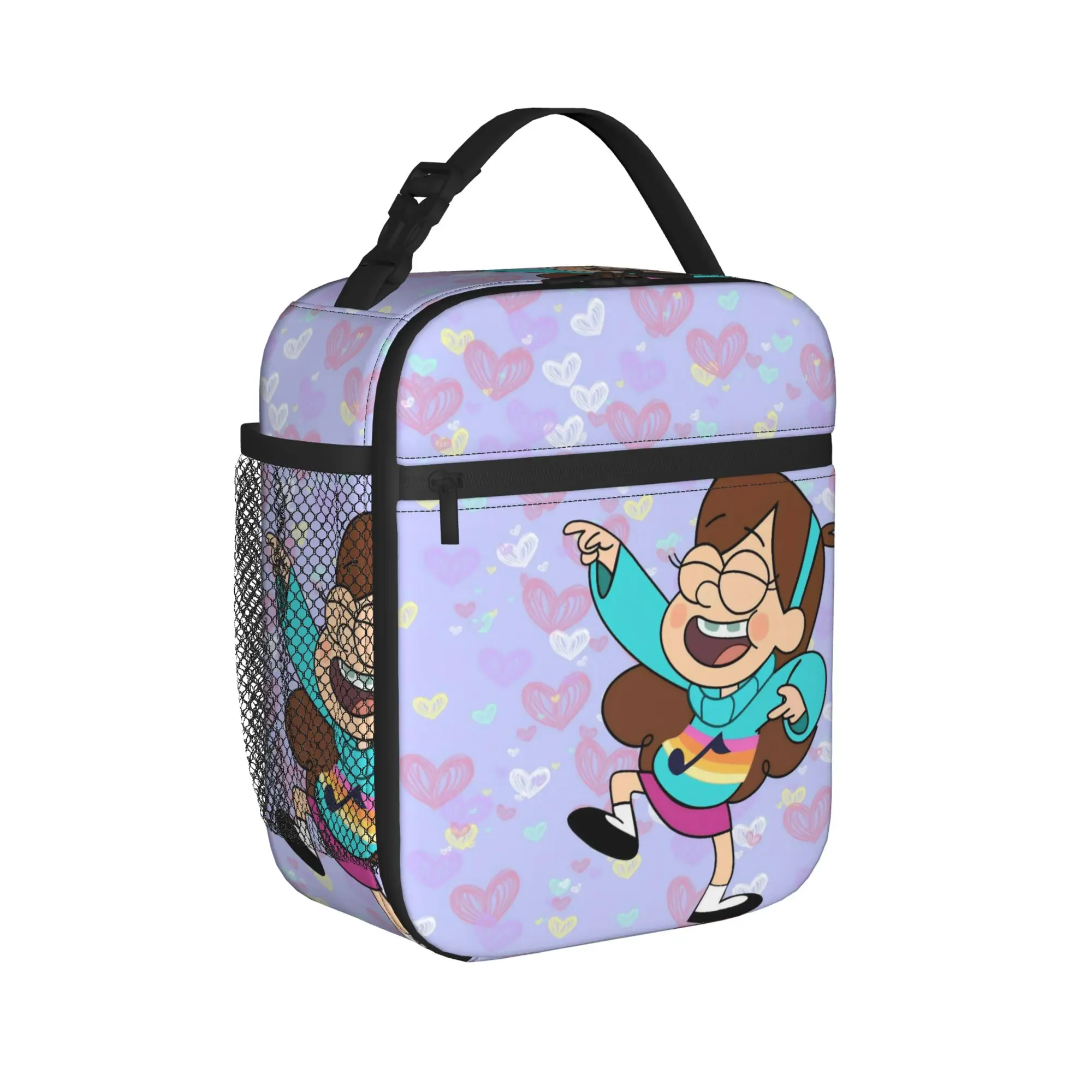 G-Gravity Falls Merch Insulated Lunch Bag For School  Storage Food Boxes Reusable Cooler Thermal Lunch Boxes