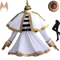 Homchee Trends COS Women Cosplay Costume Dress with Ears Stockings for Anime Comic Con Outfits