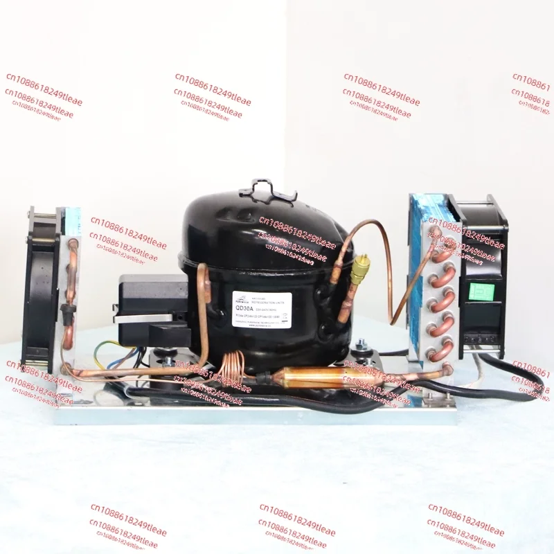 

The QD30A/QD52A small air-cooled unit and the 220VR134a integrated refrigeration unit are started for cooling