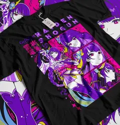 Genshin Impact Raiden Shogun T-shirt Anime Unisex Harajuku T-Shirt Tee ALL SIZES