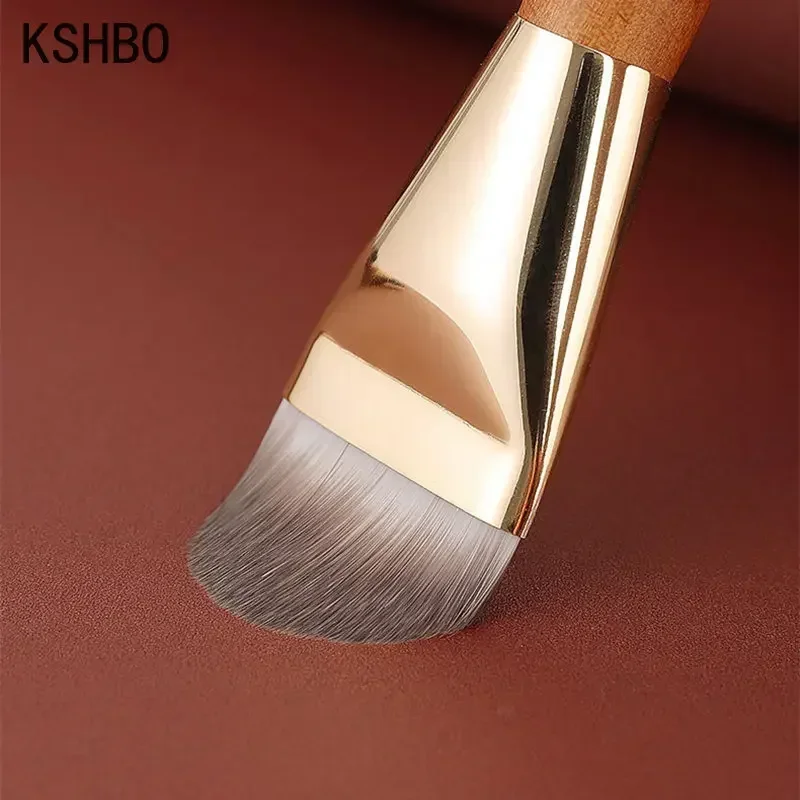 KSHBO 1pcs Professional Super Thin Foundation Concealer Cream Makeup Brush Liquid Foundation Face Base Brush Make Up Tools