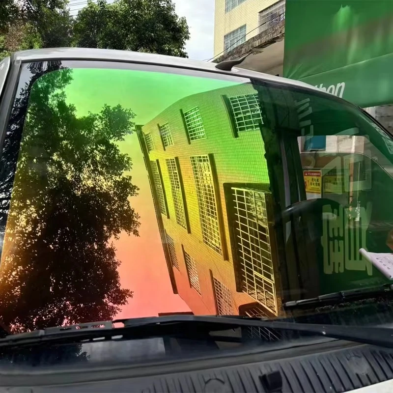 

Best Seller Wholesale 1.52*30 Meter Chameleon Car Window Glass Tint Film Solar Tinting Film Green Ghost 3M