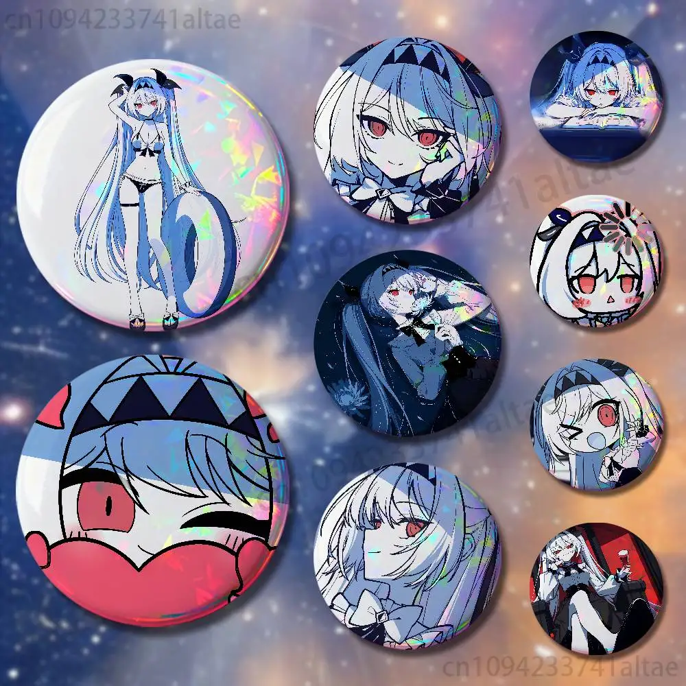 Lilith NOexistenceN of you AND me Badges 75mm 58mm 44mm 32mm 25mm Brooch Backpack Hat Enamel Pins Accessories Toys Gifts