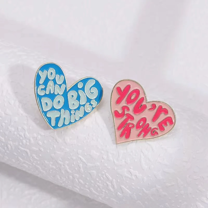 Sarcasm Quotes Enamel Pins Custom Motivational English Phrases Brooch Lapel Badges Funny Jewelry Gift for Kids Friends Wholesale