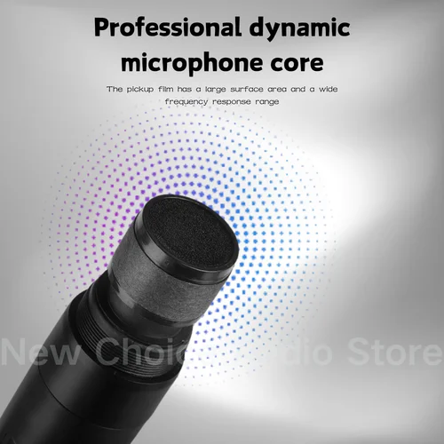 Imagen 2 del producto Micrófono inalámbrico de mano, micrófono dinámico de frecuencia fija UHF de 4 canales para Karaoke, banda para fiesta de boda, actuación en Iglesia