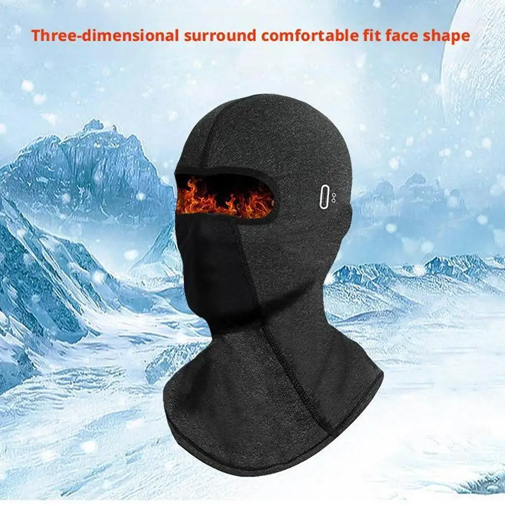 قناع تزلج شتوي دافئ لراكبي الدراجات النارية ﻿ دراجة نارية بالاكلافا حماية من الأشعة فوق البنفسجية للوجه بفتحة مسامية للرجال والنساء سريعة الجفاف