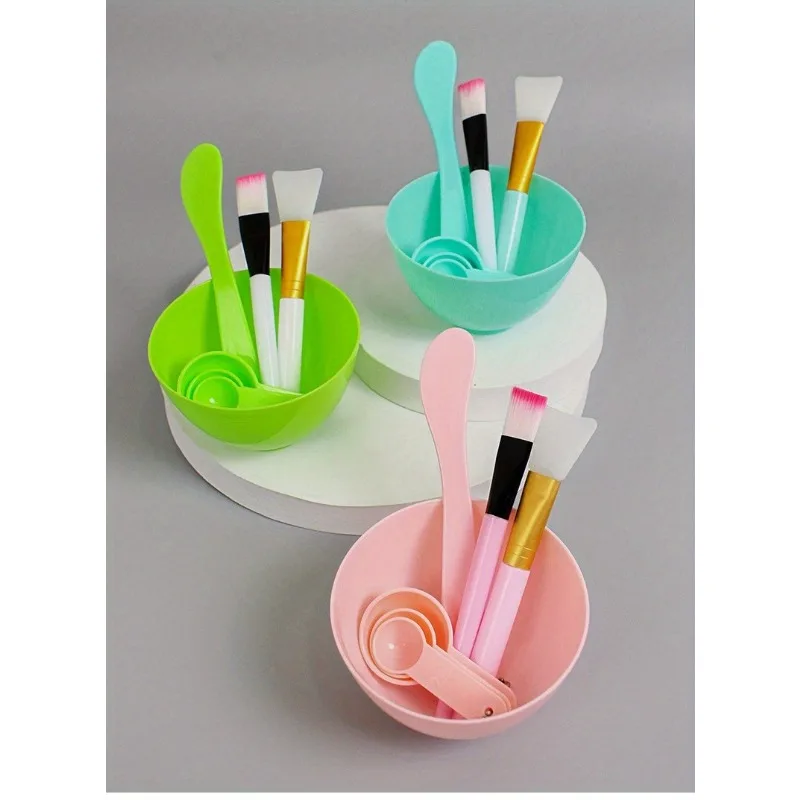 7 قطعة/المجموعة فرشاة الوجه قناع السلطانية قاعدة الملاعق قناع فرشاة بار DIY أدوات التجميل خلط أدوات العناية بالبشرة ماكياج لوازم امرأة الوجه ل