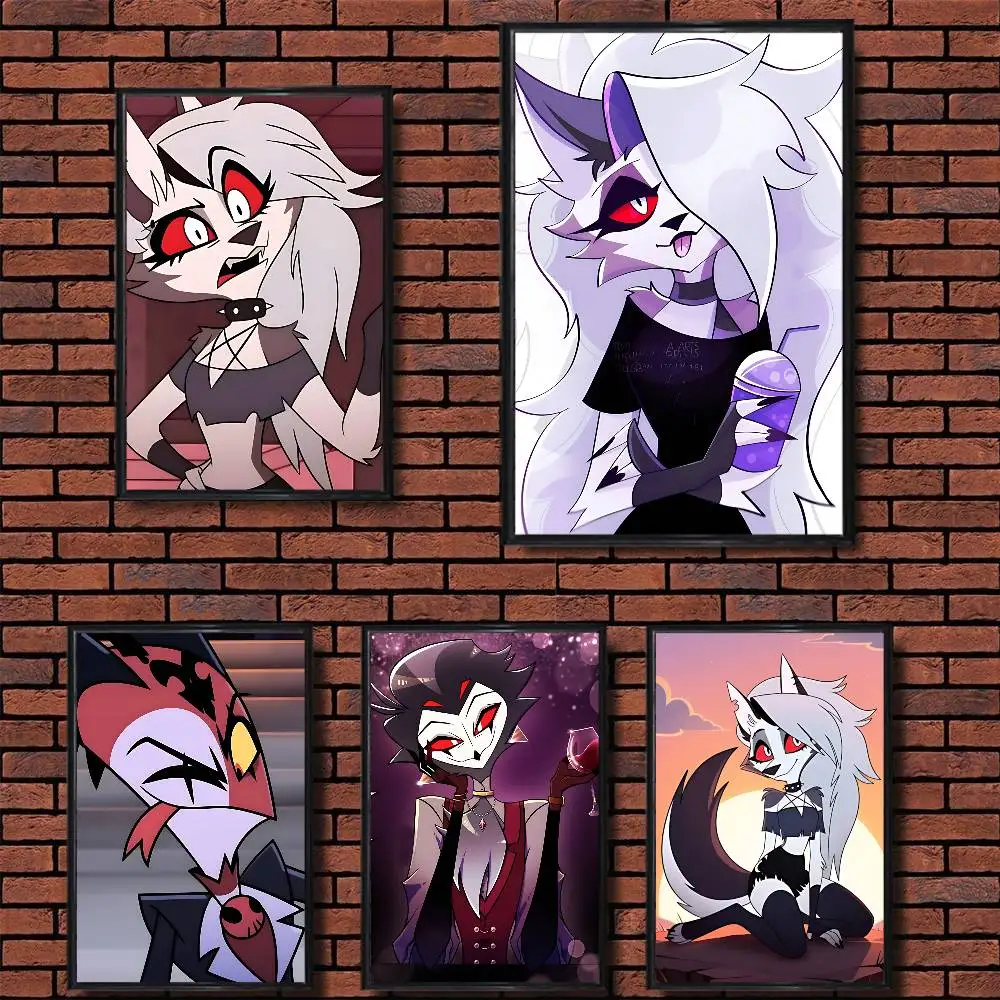 Blitzo Loona Helluva Boss Stolas Wall Art Anime Canvas Painting Poster For Living Room Decoration Picture Home Decor
